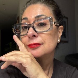 NEW Stylish Gray and Gold Women's Glasses NO graduation